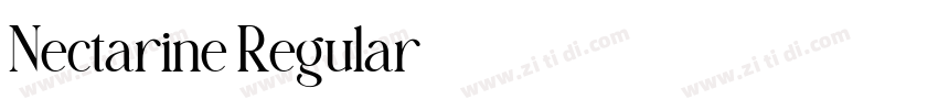 Nectarine Regular字体转换